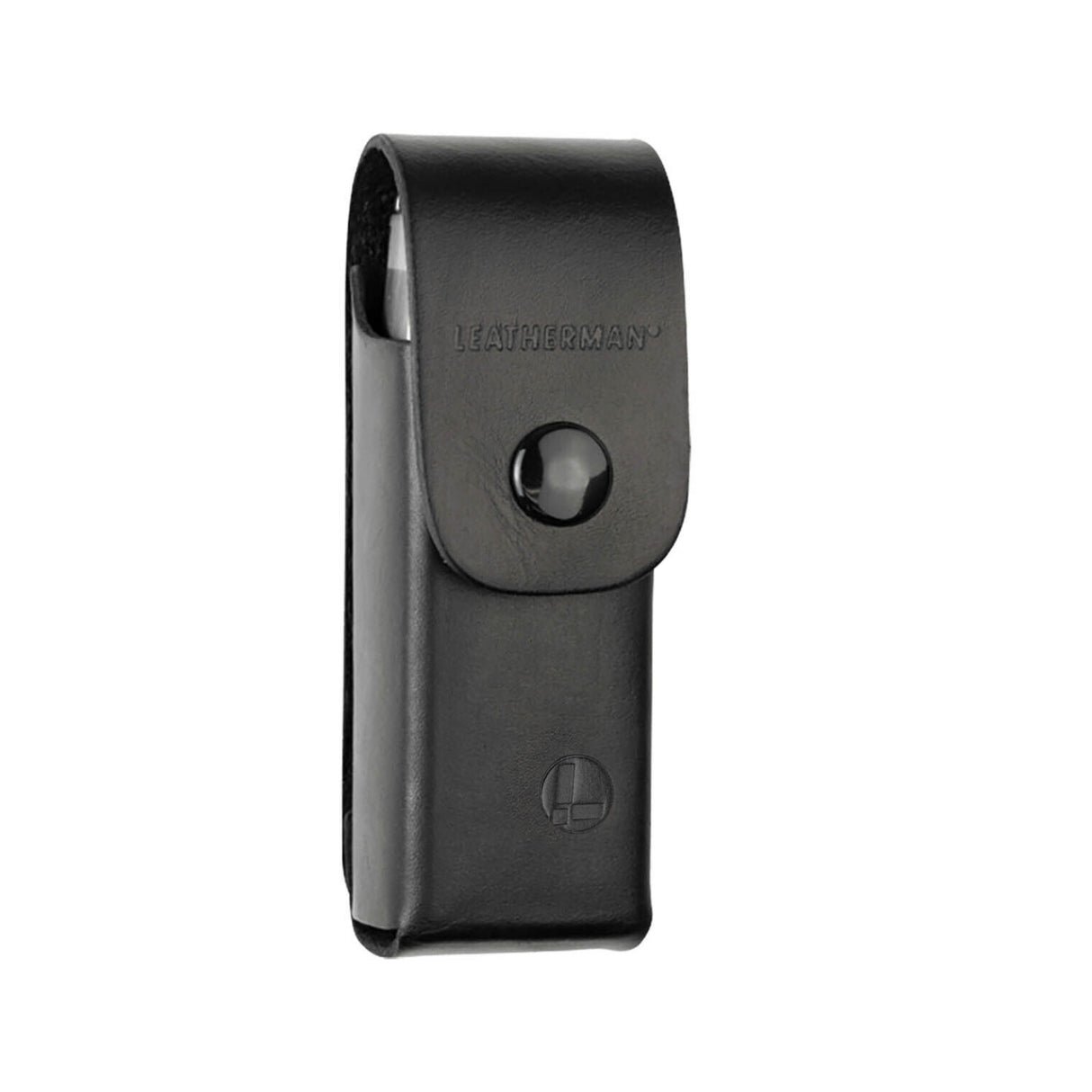 Translation missing: en.Leather Box Sheath Black 4.2" Front