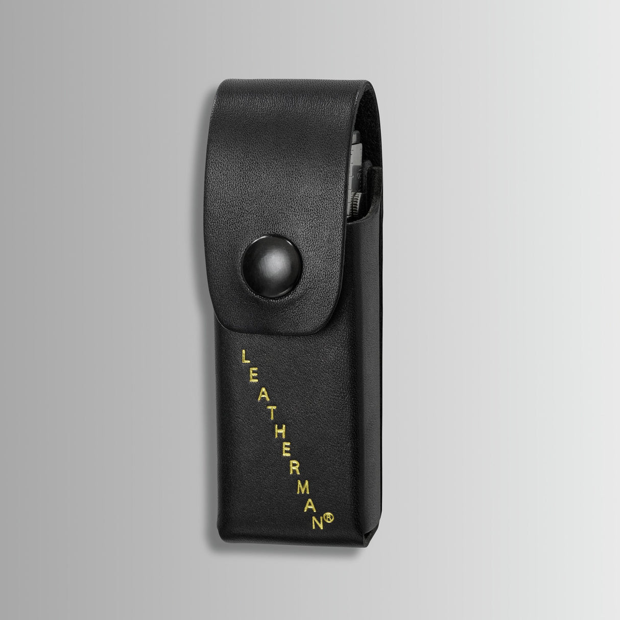 Translation missing: fr.Stainless steel Batch #008: Captain's Crunch multitool in a black Leatherman-branded sheath