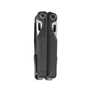 Translation missing: en.Obsidian Leatherman Wave® Alpha multi-tool closed, showcasing the compact design for outdoor and everyday use
