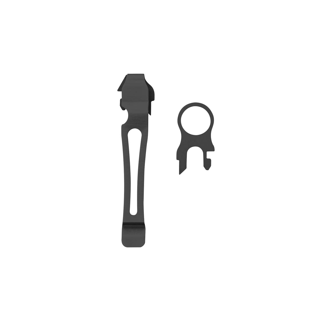 Translation missing: en.Charge+ included Black pocket clip and lanyard ring