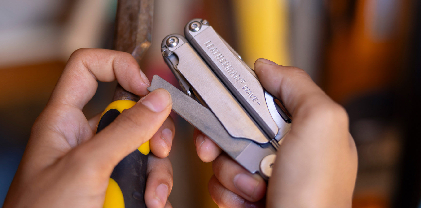 Leatherman Wave Plus + Multi-Tool Stainless With Fabric Sheath Branded Leatherman Wave Plus + Multi-Tool Stainless With Fabric Sheath Branded