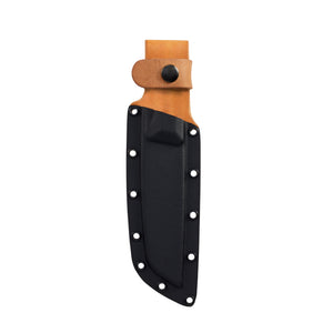 Translation missing: en.Leatherman Pioneer Black and Brown leather sheath in white background