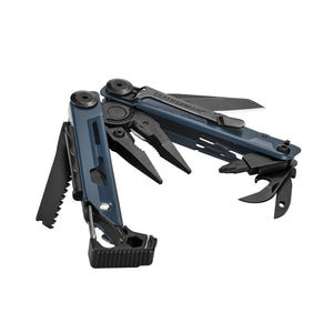 Translation missing: en.Nocturnal Leatherman Signal® multitool beauty image showing the various tools and features