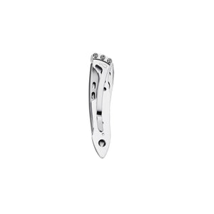 Translation missing: en.Closed Skeletool® KBx folding knife in Stainless Steel with pocket clip and cutout handle design